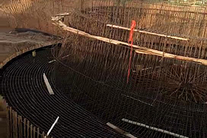 福建砼烟囱新建施工现场