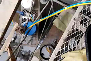 福建地铁堵漏施工现场