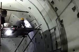 福建地铁堵漏现场视频